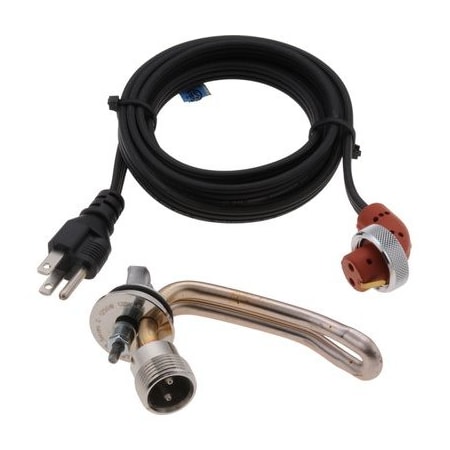 Zerostart Engine Heater - 1250W 120V, 1-1/4in., Plug International, Detroit Diesel 8608512